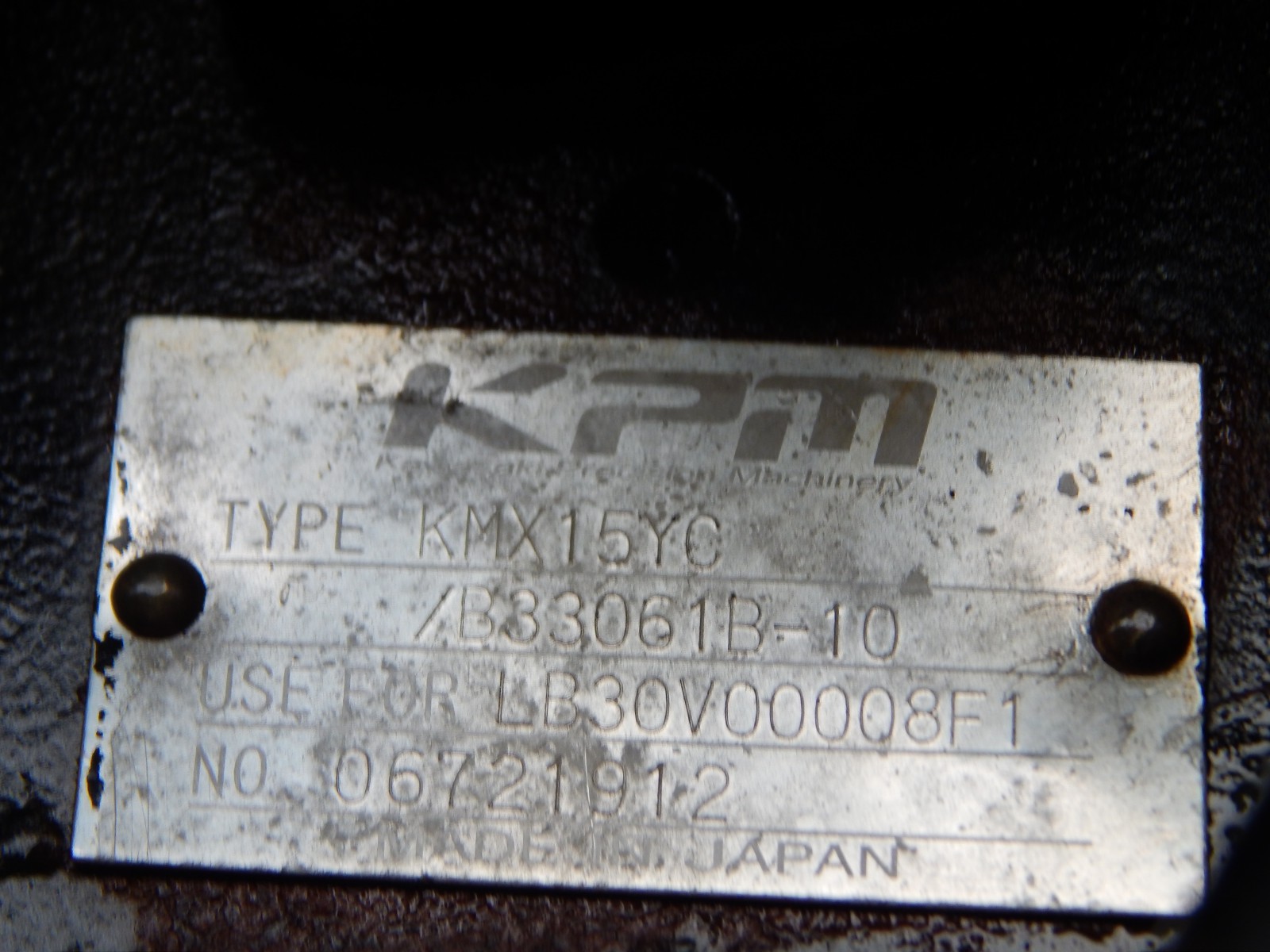 Hydraulics FIAT KOBELCO E215 EVOLUTION YN30V00071F3