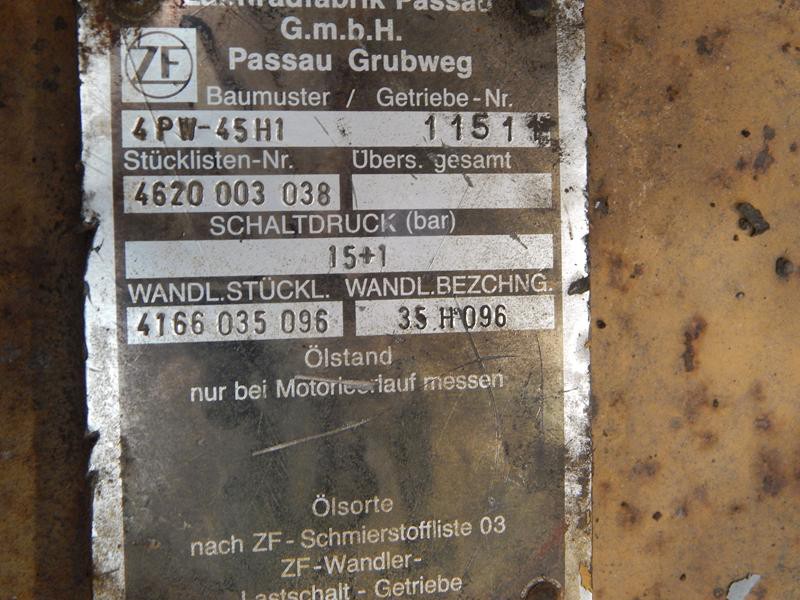 Transmissions ZF 460003038